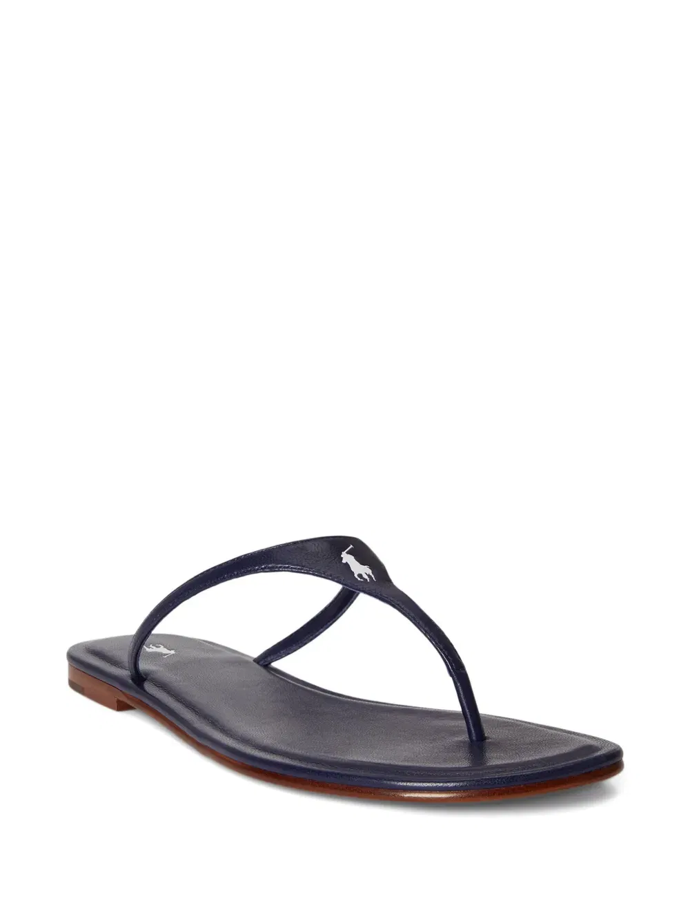 logo-debossed thong sandals
