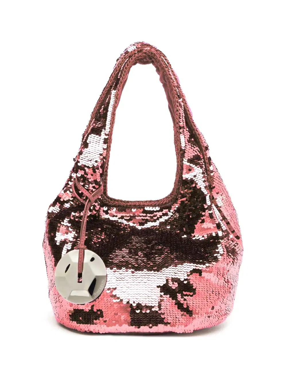 mini sequinned tote bag