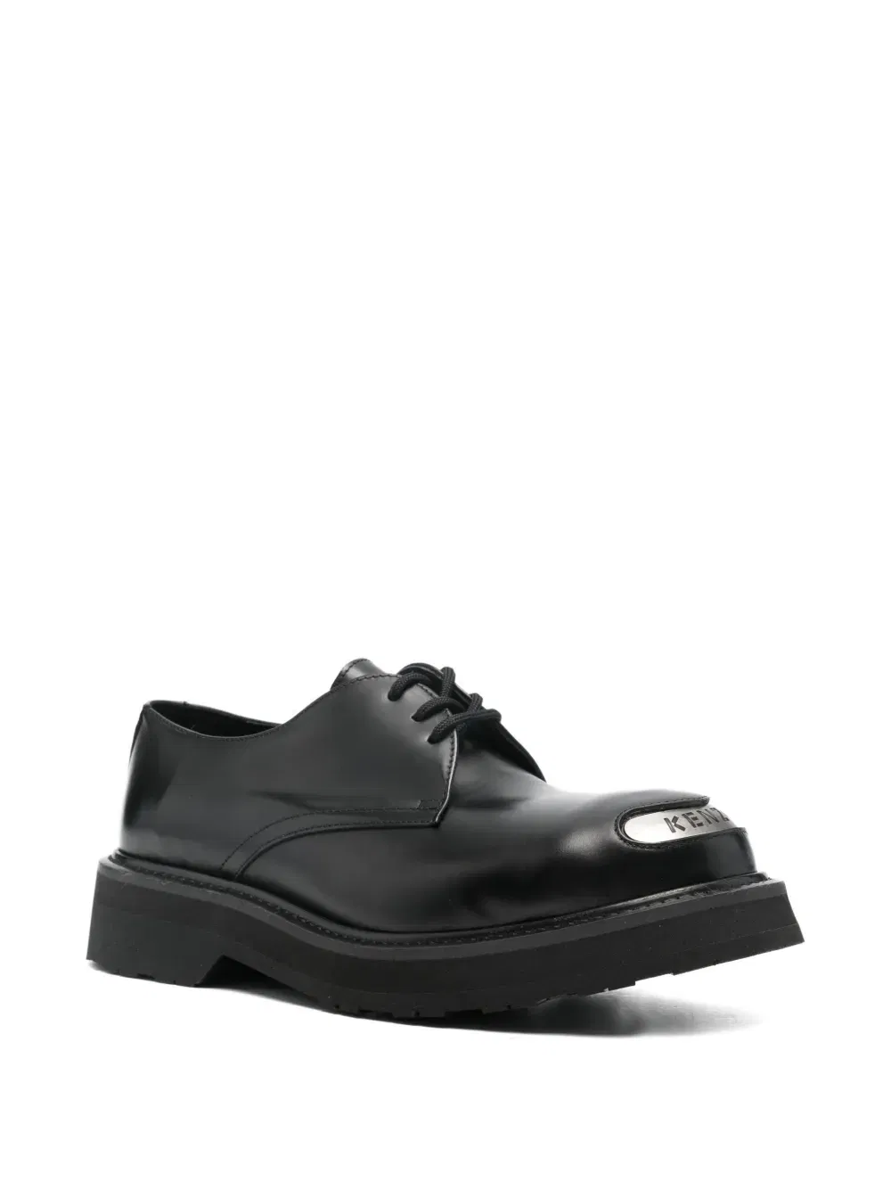 leather lace-up shoes