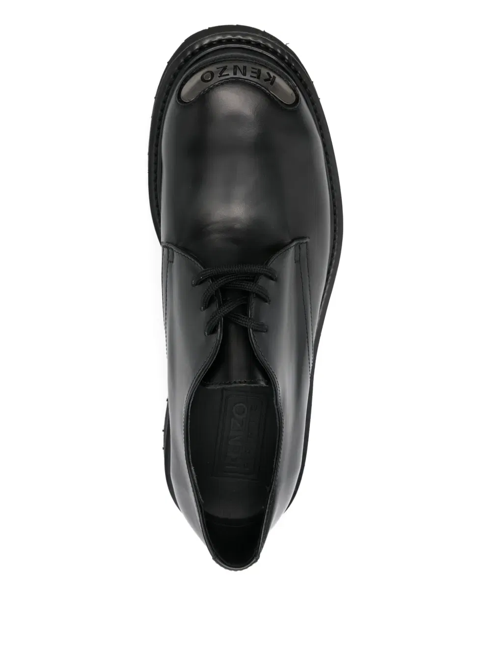 leather lace-up shoes