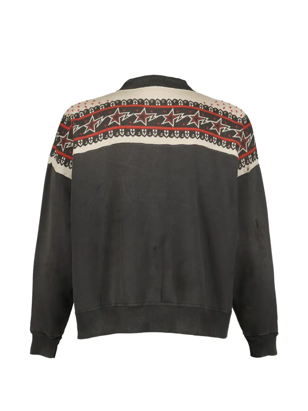 zip patterned jacket