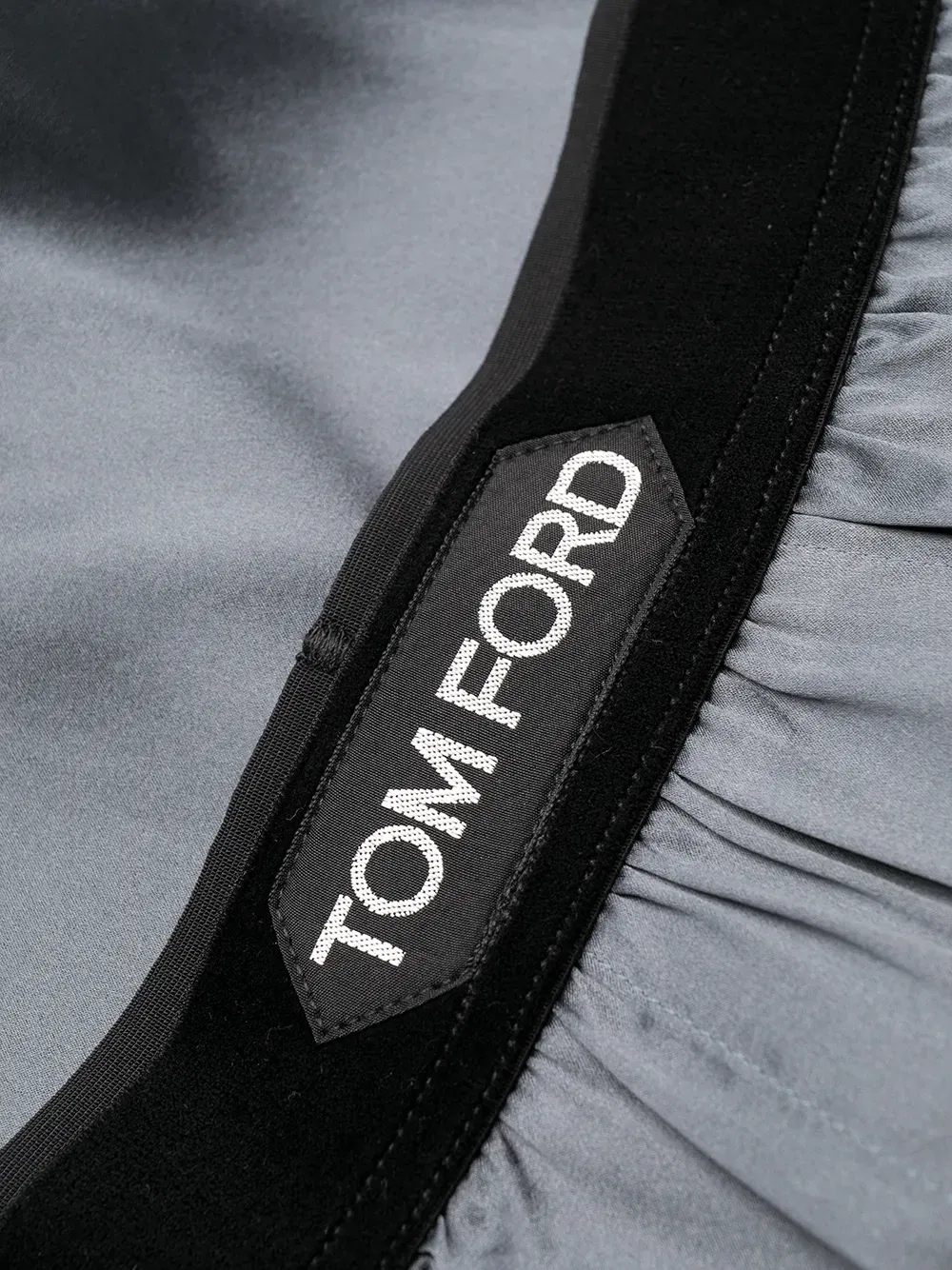 logo-waistband silk-blend boxer shorts