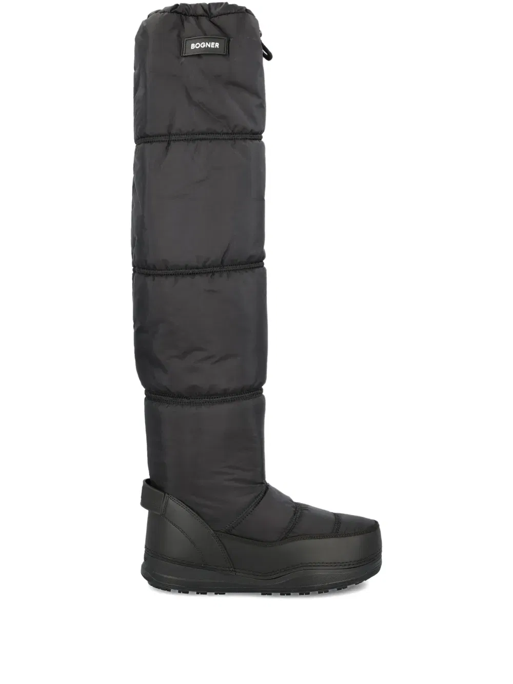 quilted over-the-knee boots