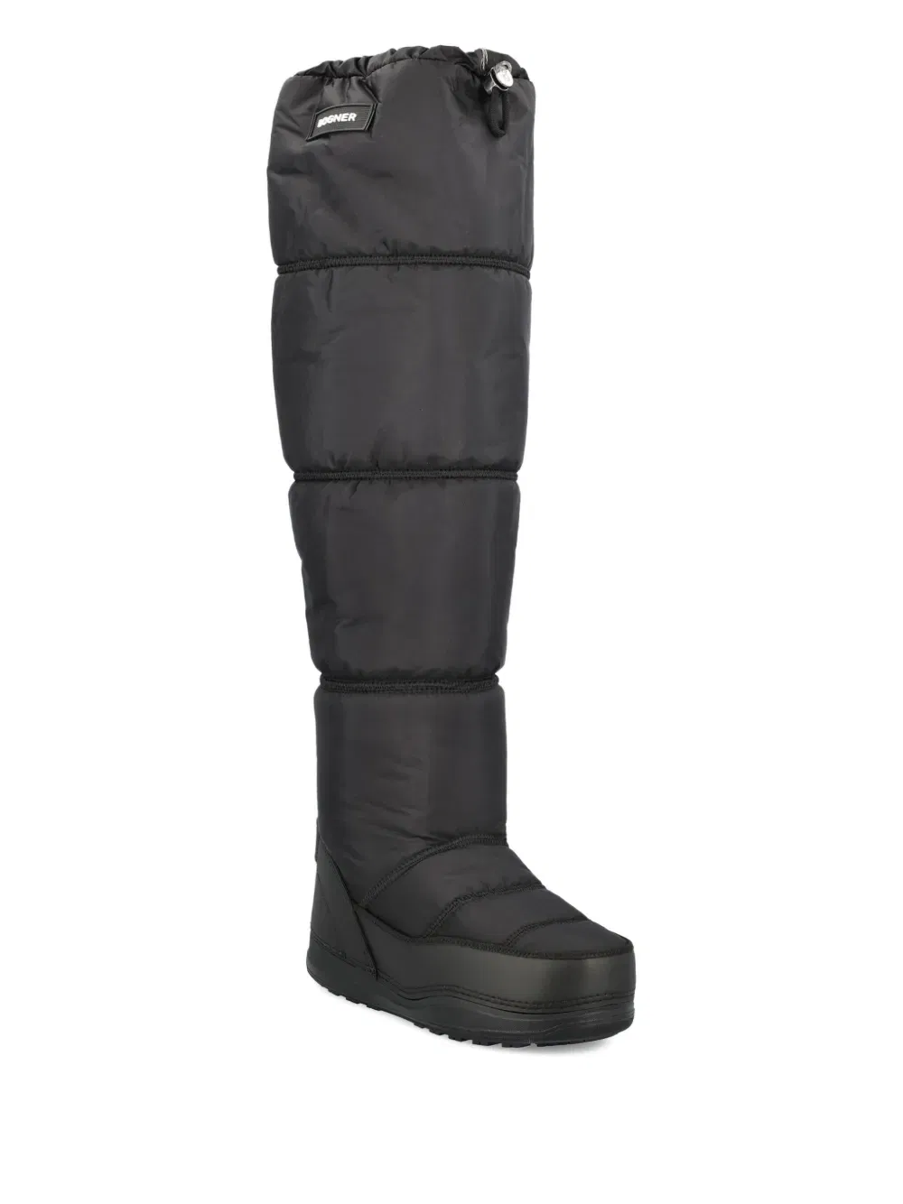 quilted over-the-knee boots