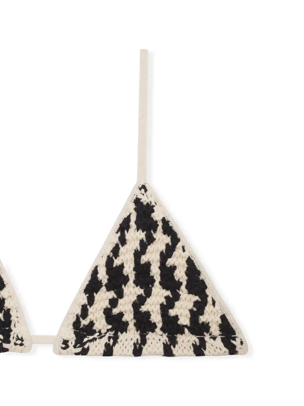 Omar houndstooth bra