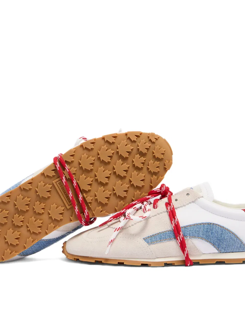 DC-642 denim panelled trainers
