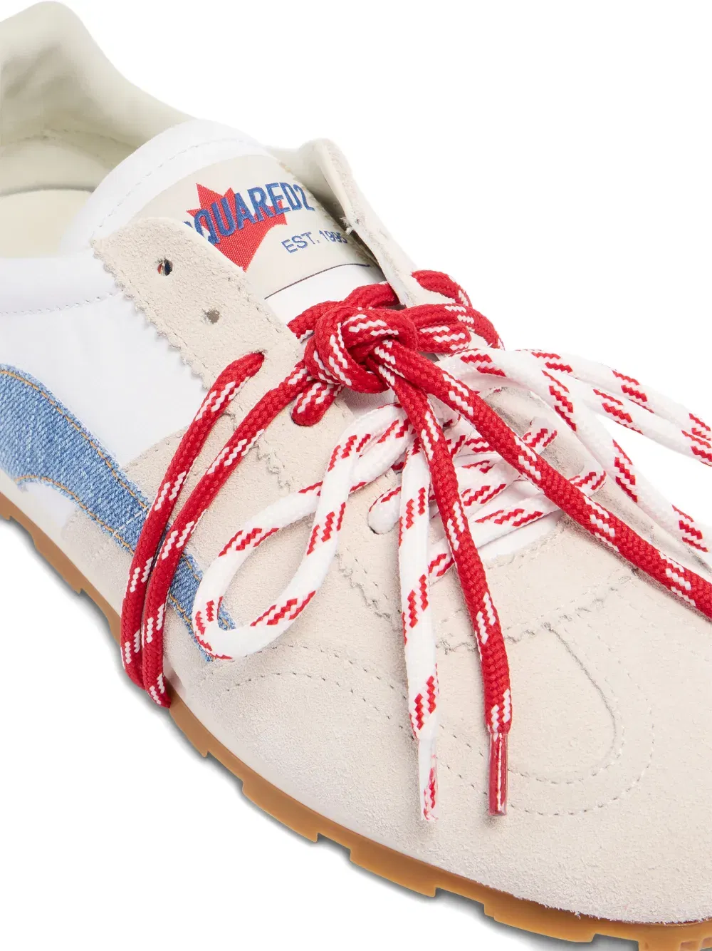 DC-642 denim panelled trainers