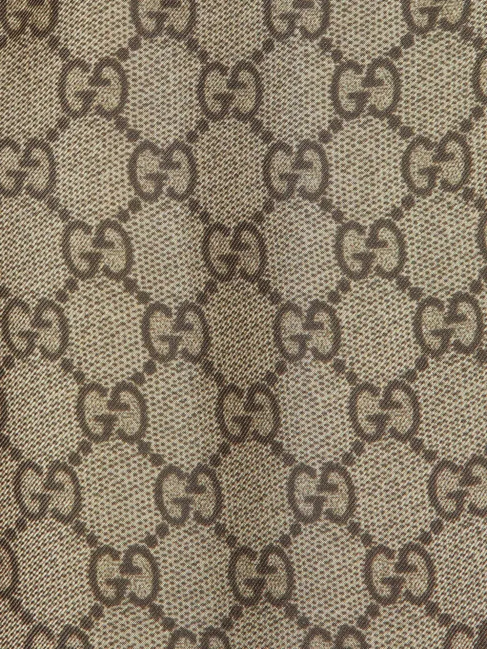 GG Supreme silk pallazzo trousers