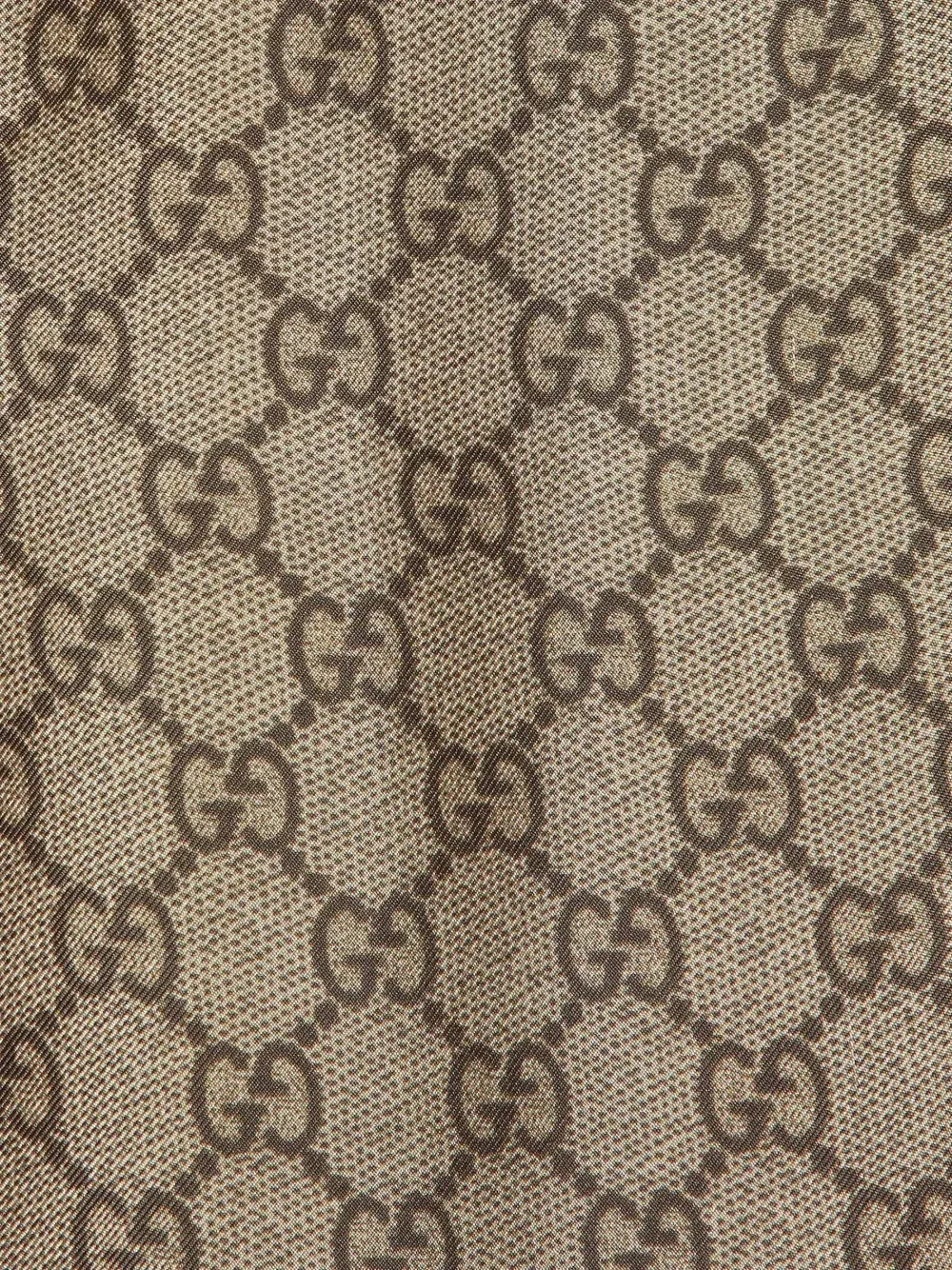 GG Supreme silk pallazzo trousers