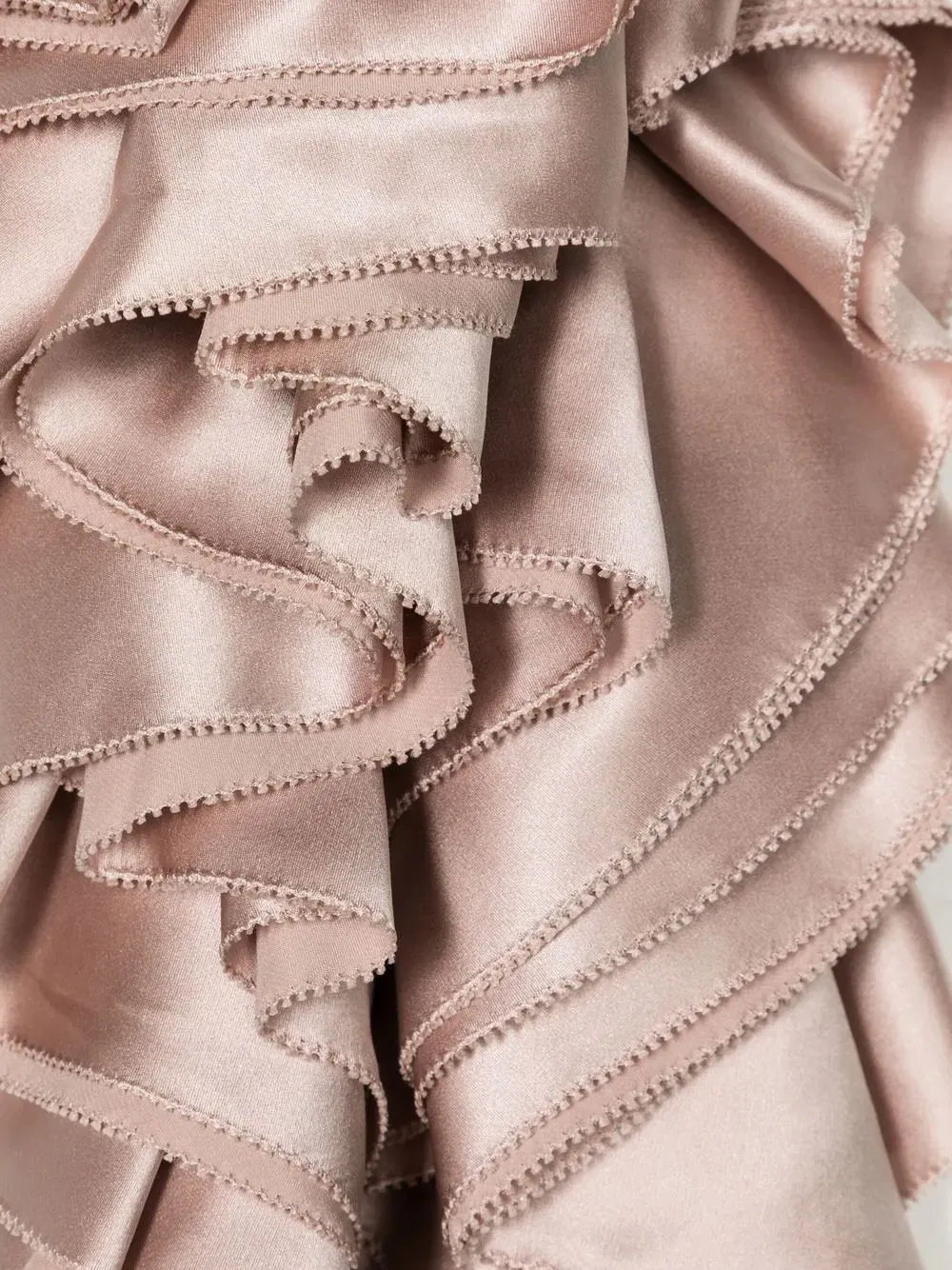 draped silk scarf