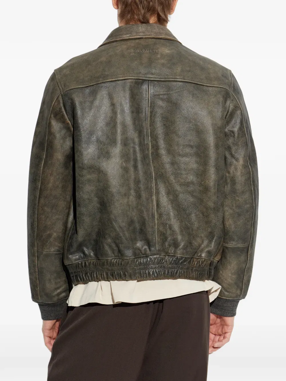 Marland aviator leather jacket