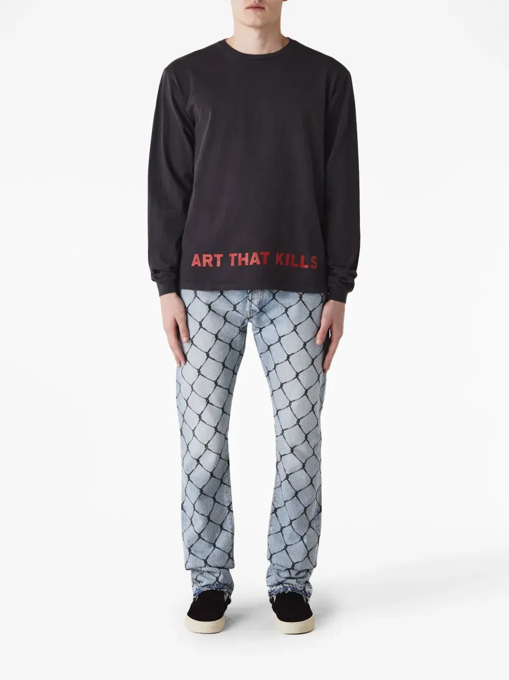 Cage slim-leg jeans