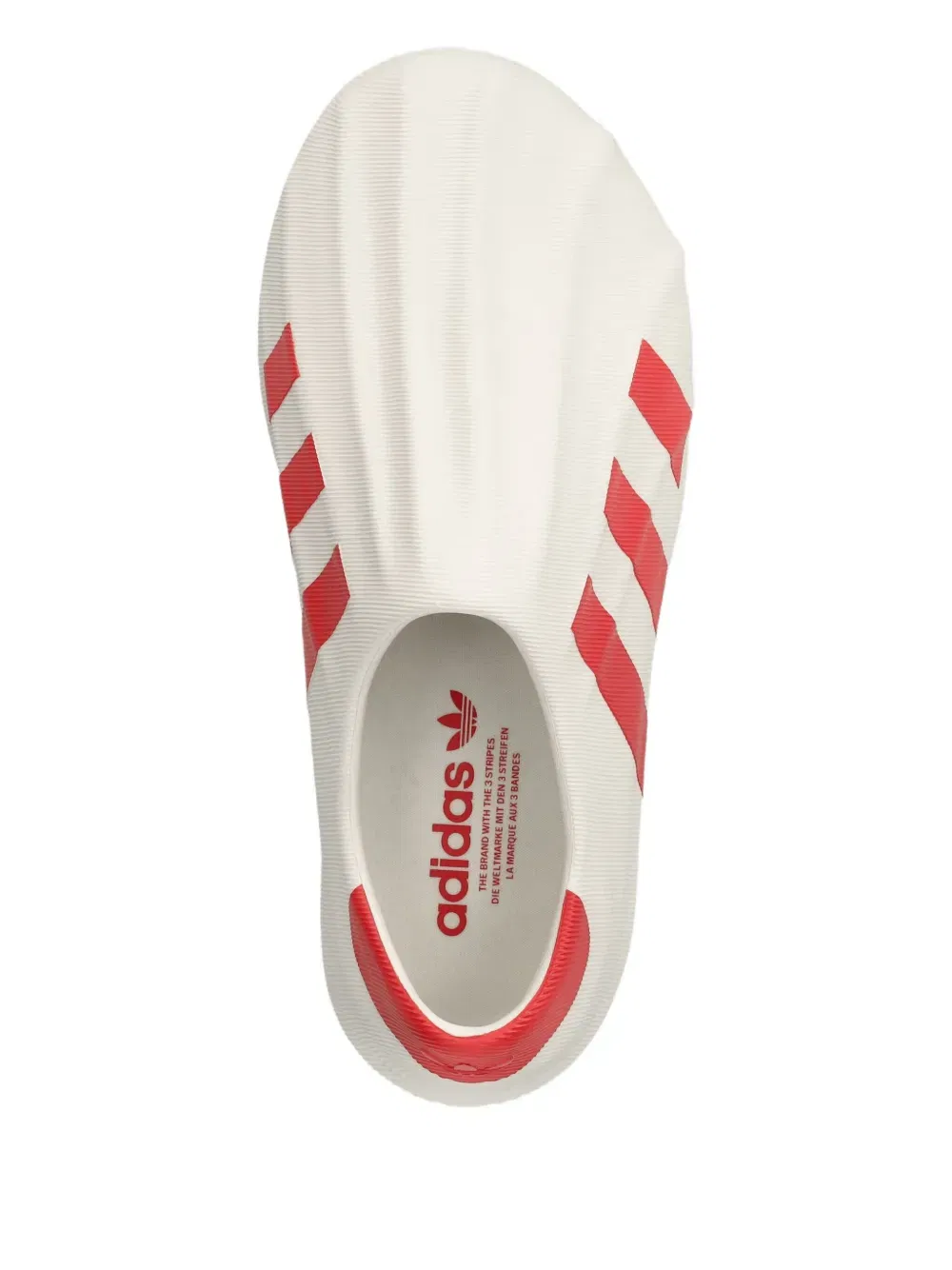 Adifoam Superstar three-stripe slip-on sneakers