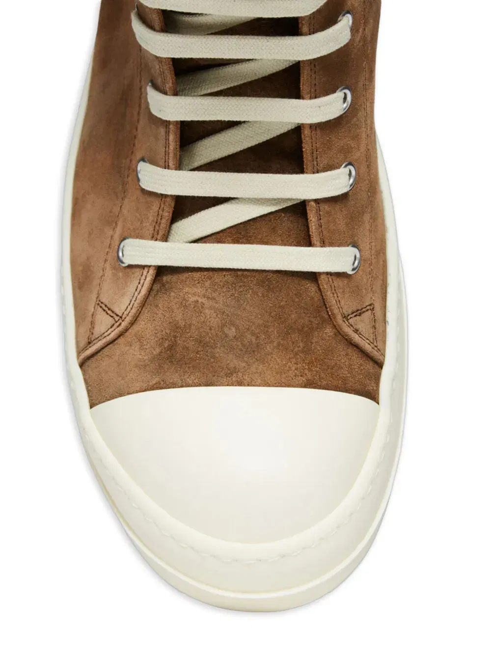Temple lace-up high-top sneakers