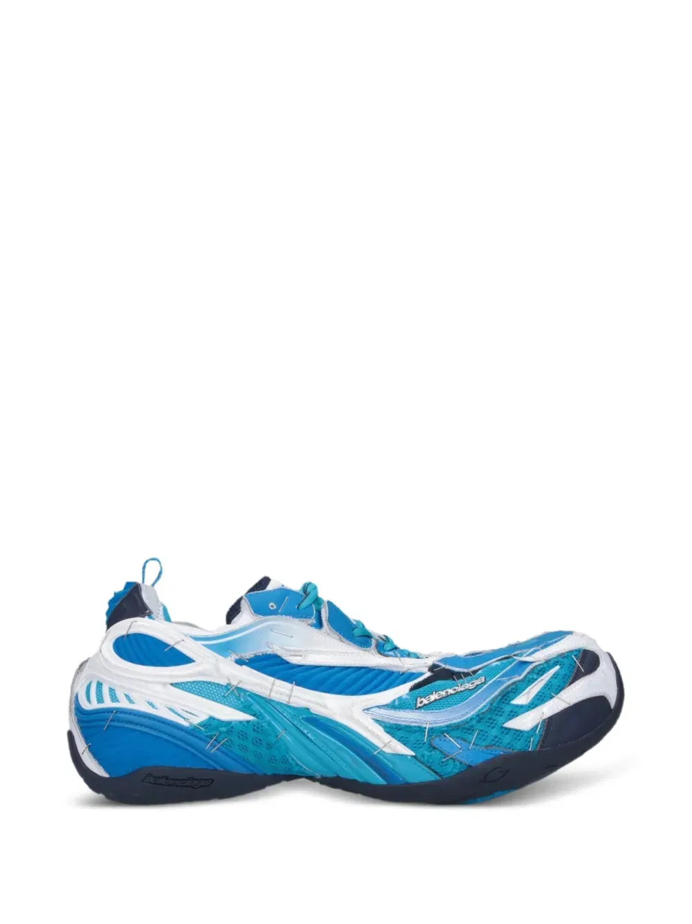 Soleless panelled sneakers