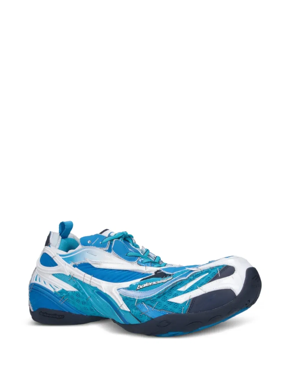 Soleless panelled sneakers