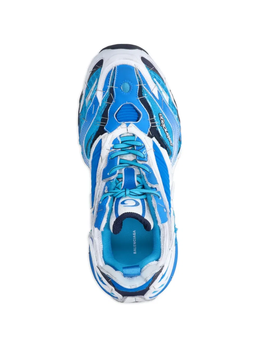 Soleless panelled sneakers