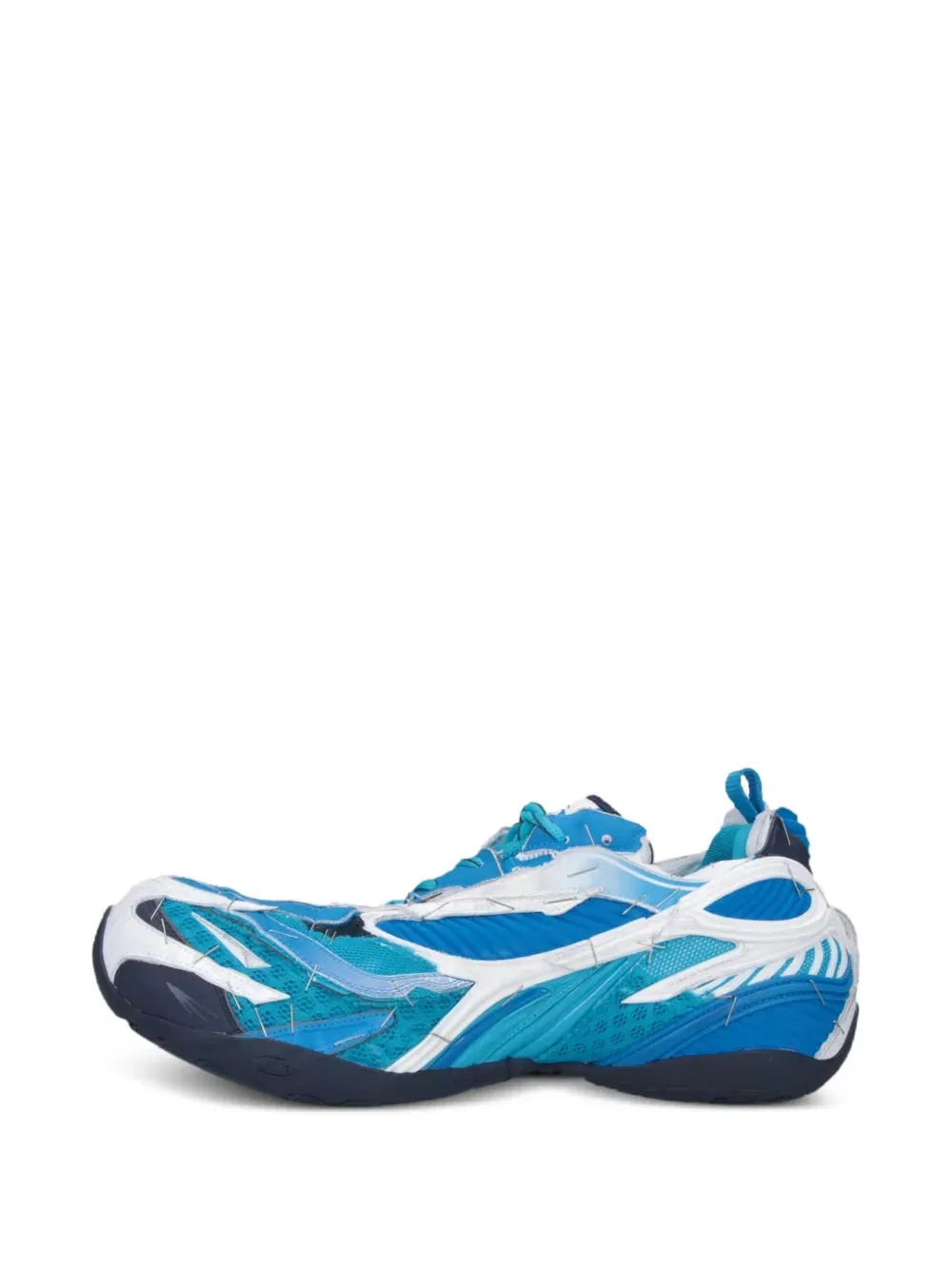 Soleless panelled sneakers