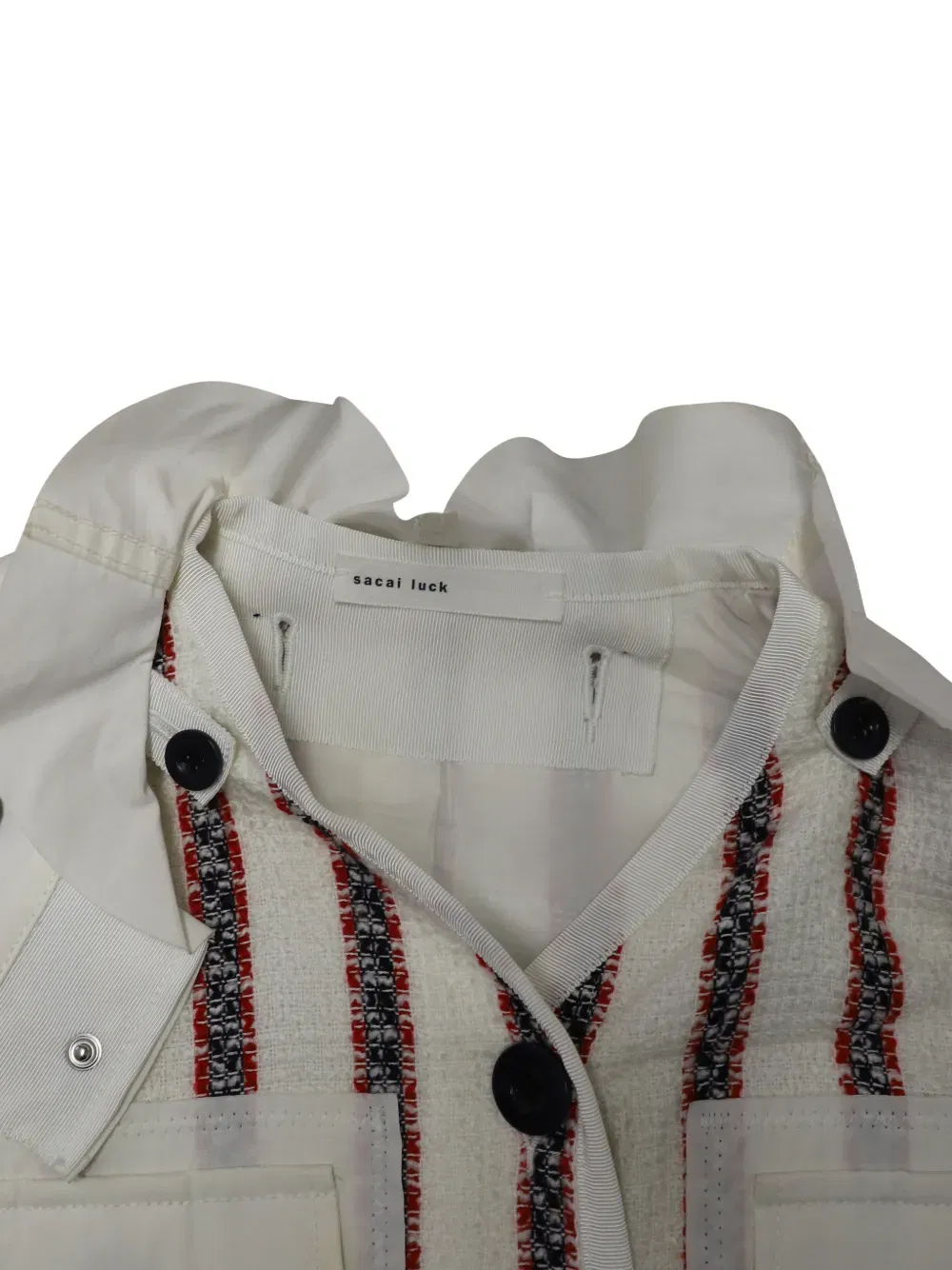 striped pocket jacket