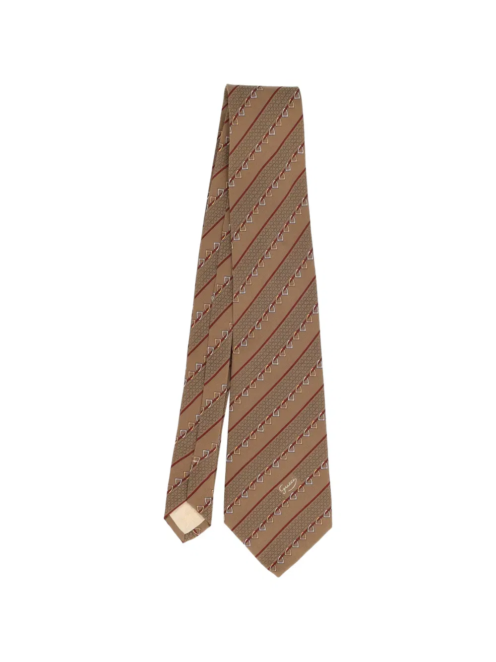 horsebit-pattern tie