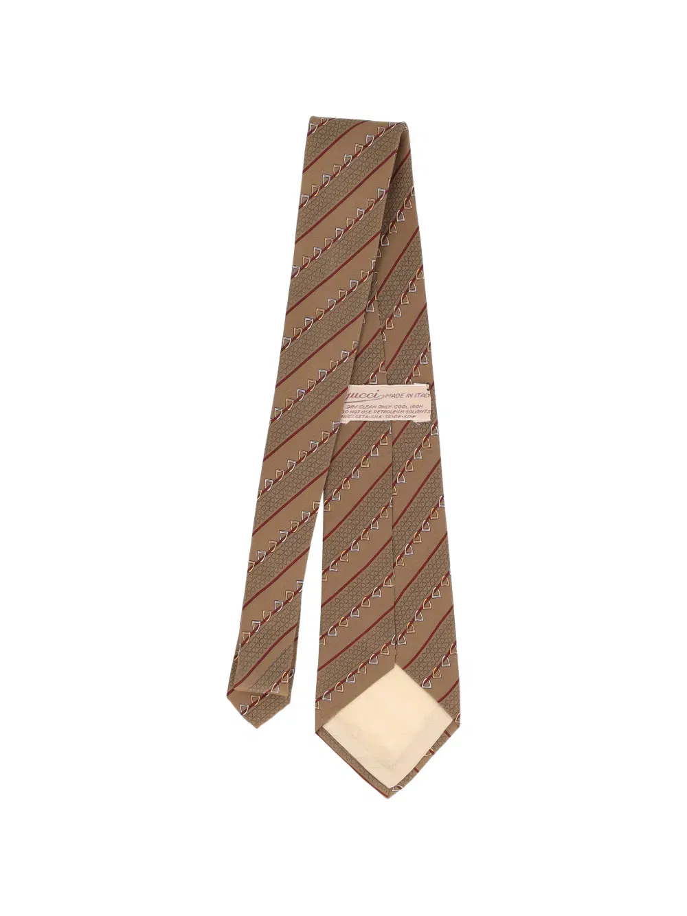 horsebit-pattern tie