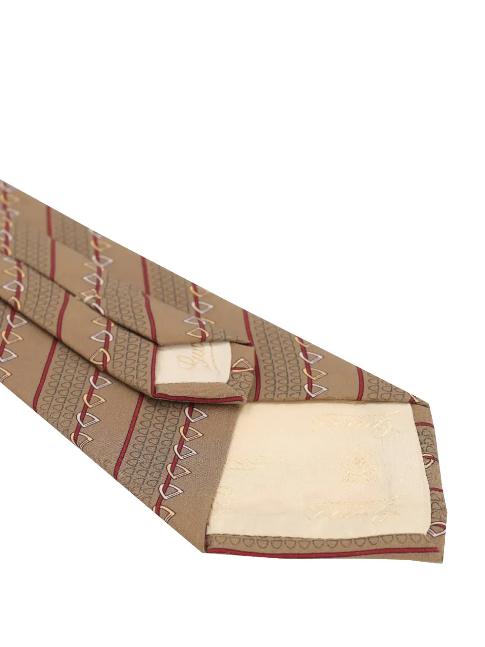 horsebit-pattern tie