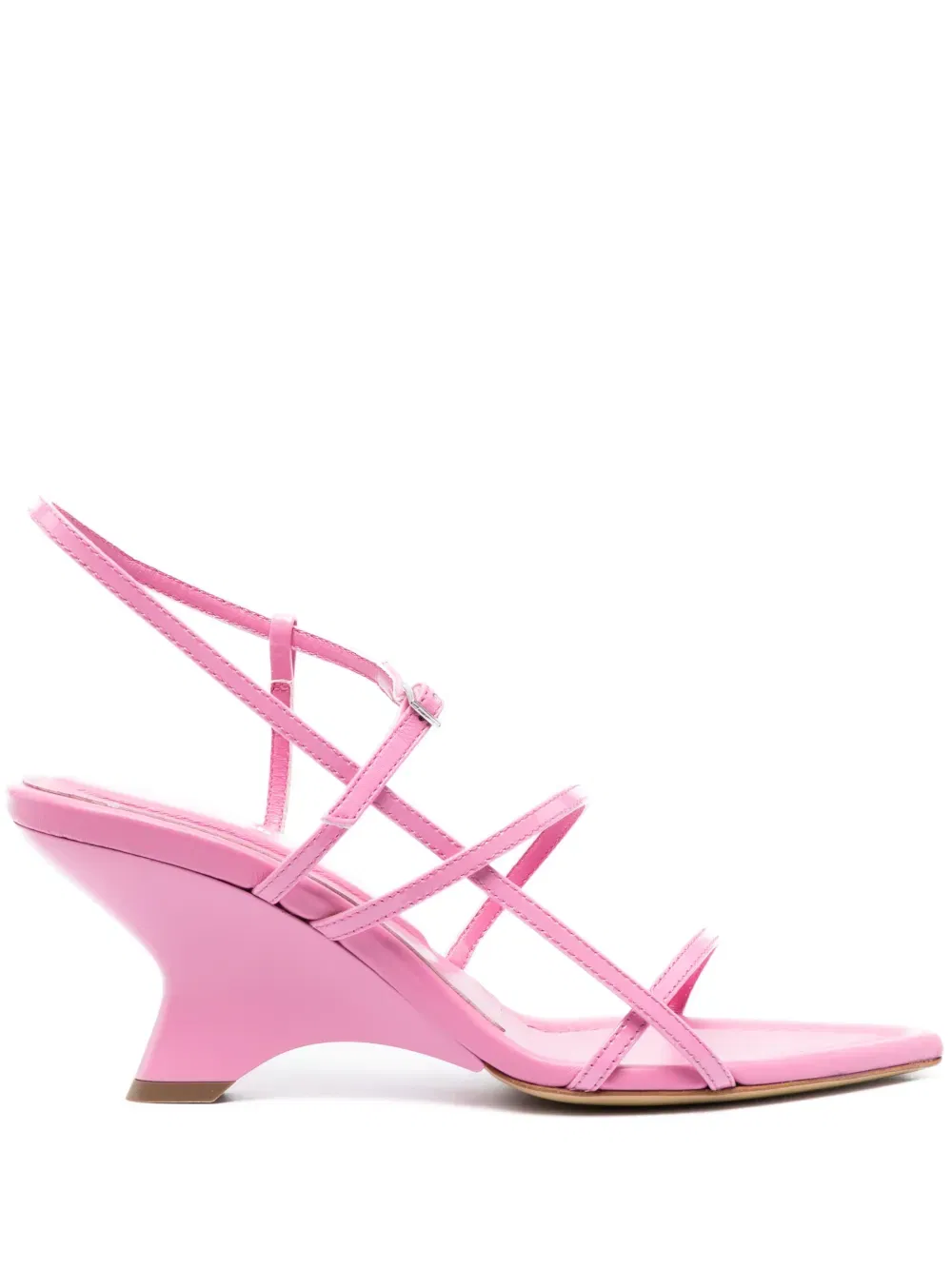 Gia26 70mm leather sandals