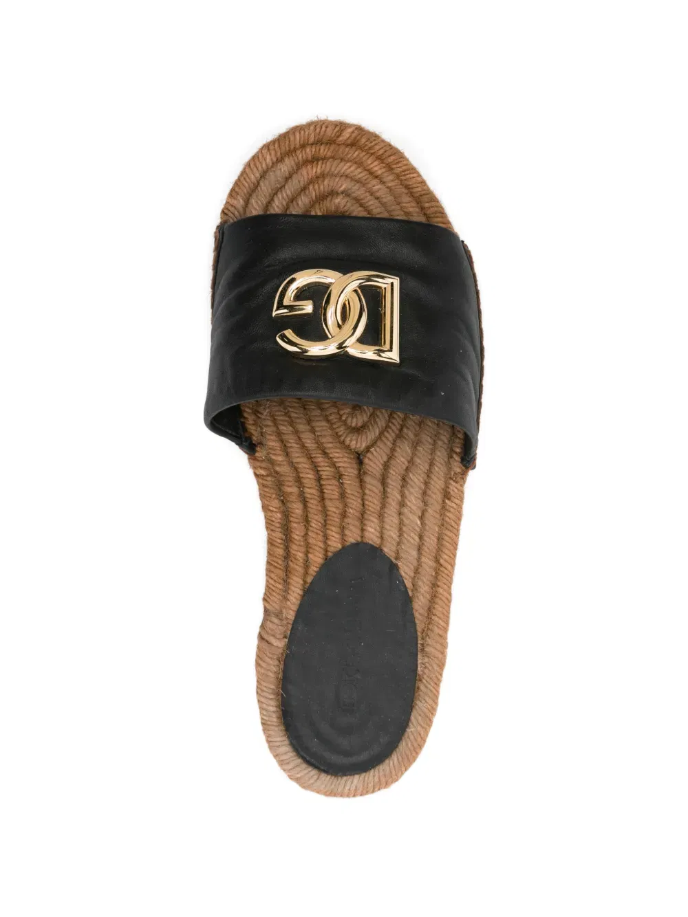 logo leather espadrilles
