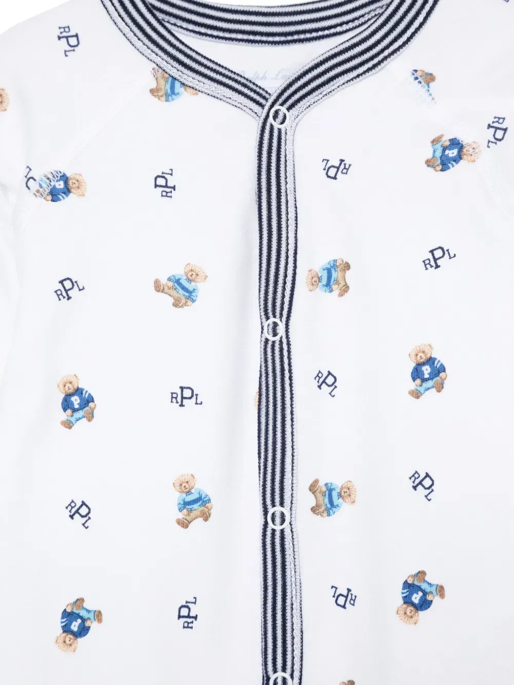 Polo Bear cotton pajamas