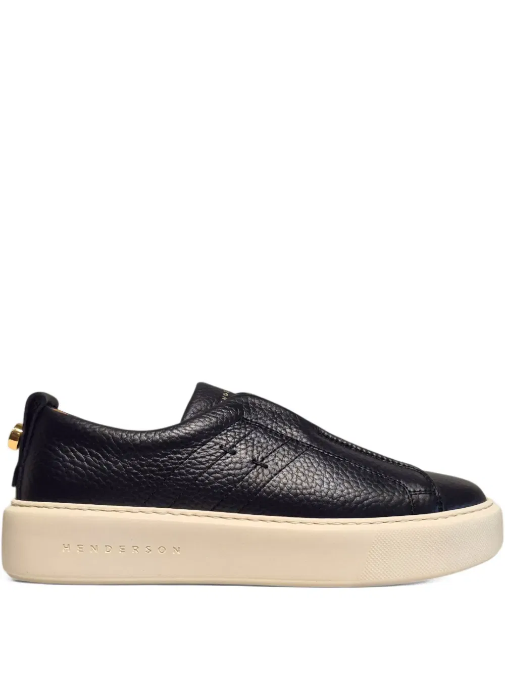 slip-on leather sneakers