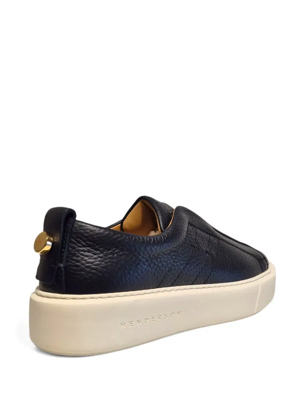 slip-on leather sneakers