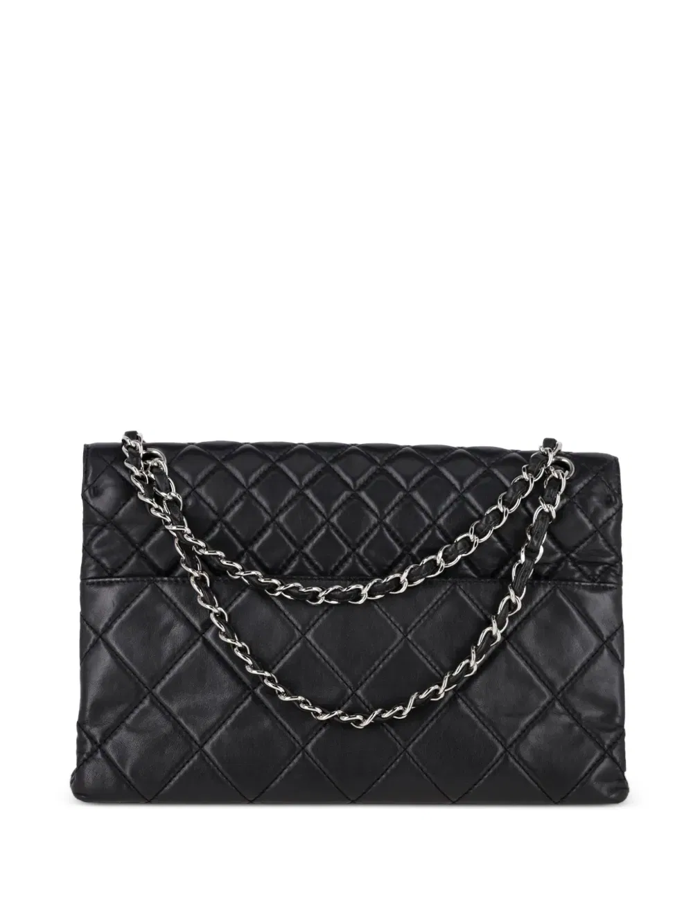 maxi quilted leather shoulder bag