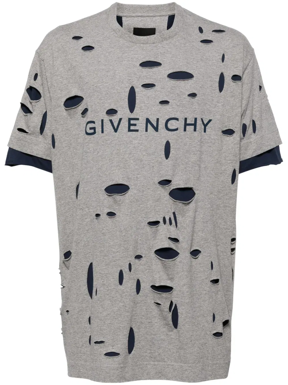 distressed layered T-Shirt