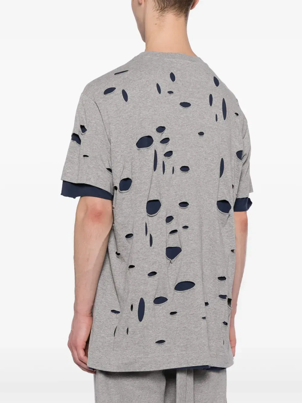 distressed layered T-Shirt
