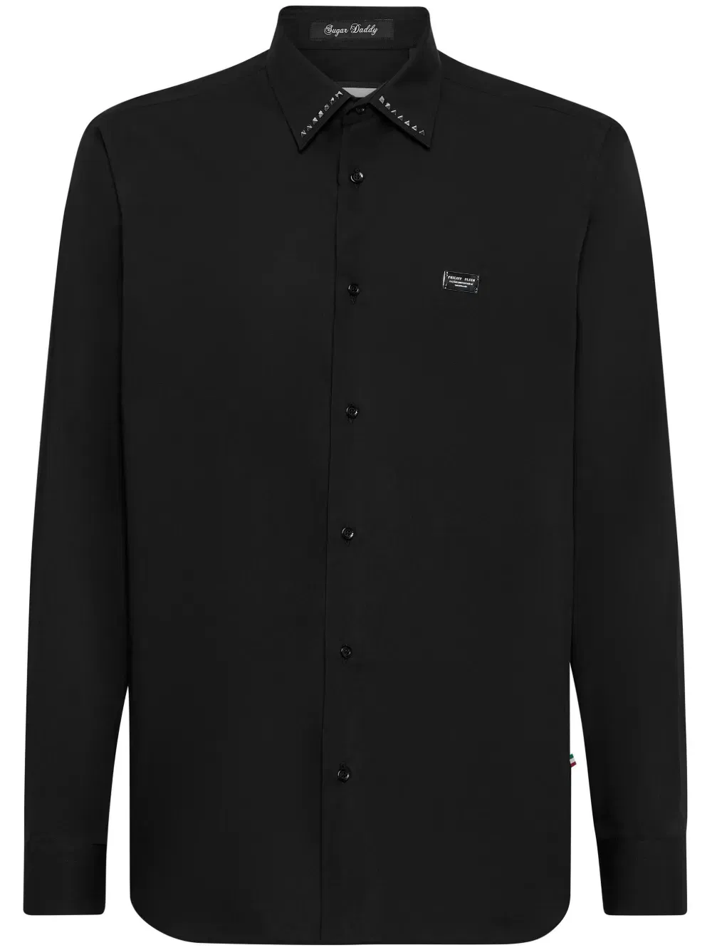 stud-detailing poplin shirt