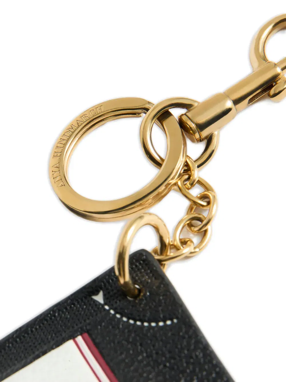 Kikkoman leather keychain