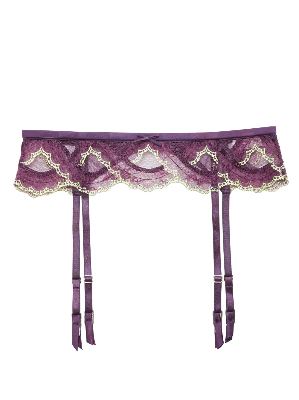 Hendrix embroidered garter belt