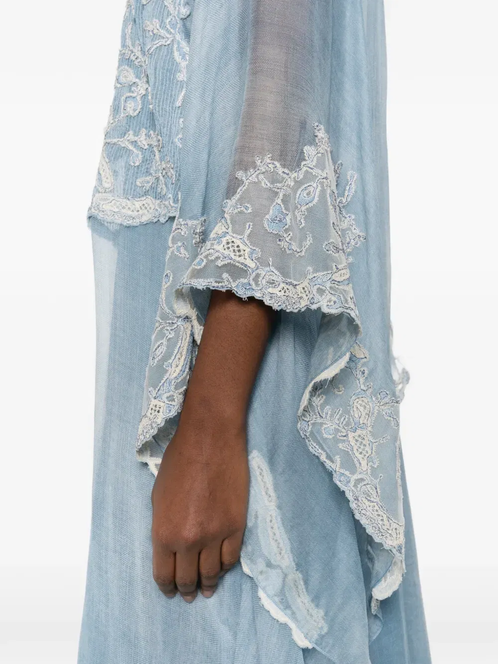 embroidered maxi dress