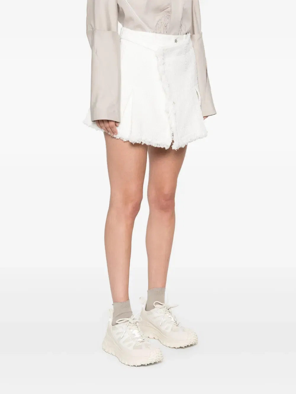 tweed skort