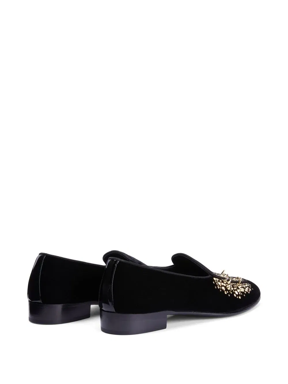 Alvaro studded velvet loafers