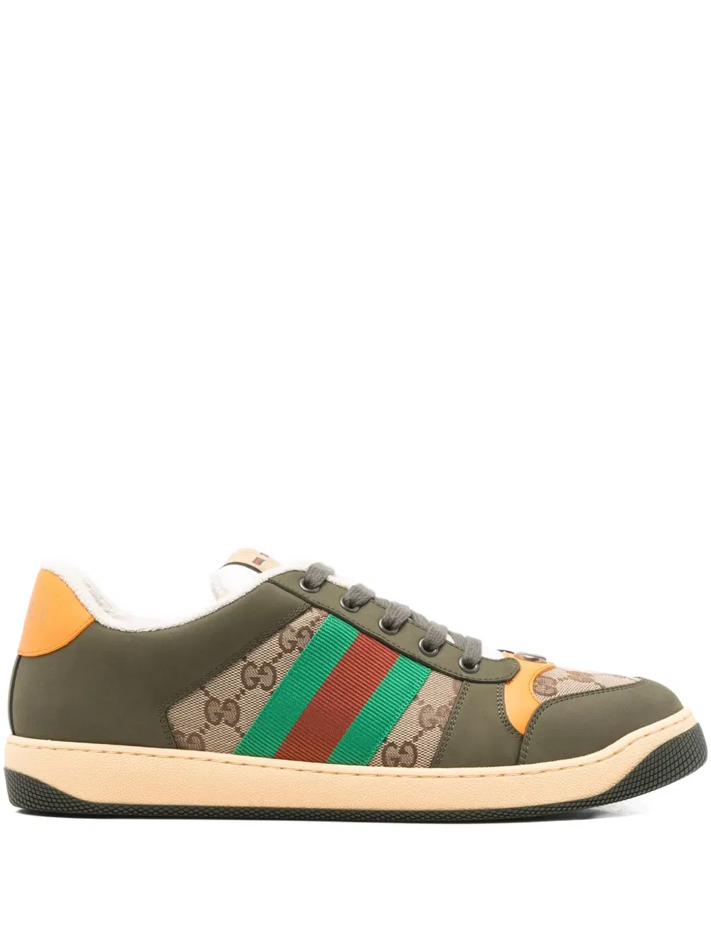 Screener logo-patterned sneakers