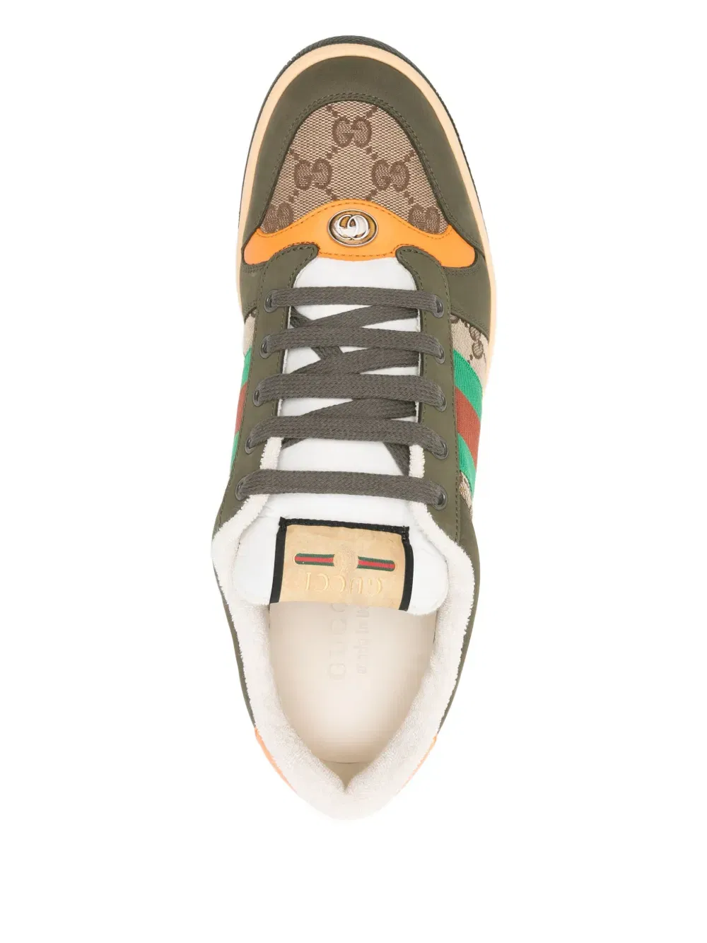 Screener logo-patterned sneakers