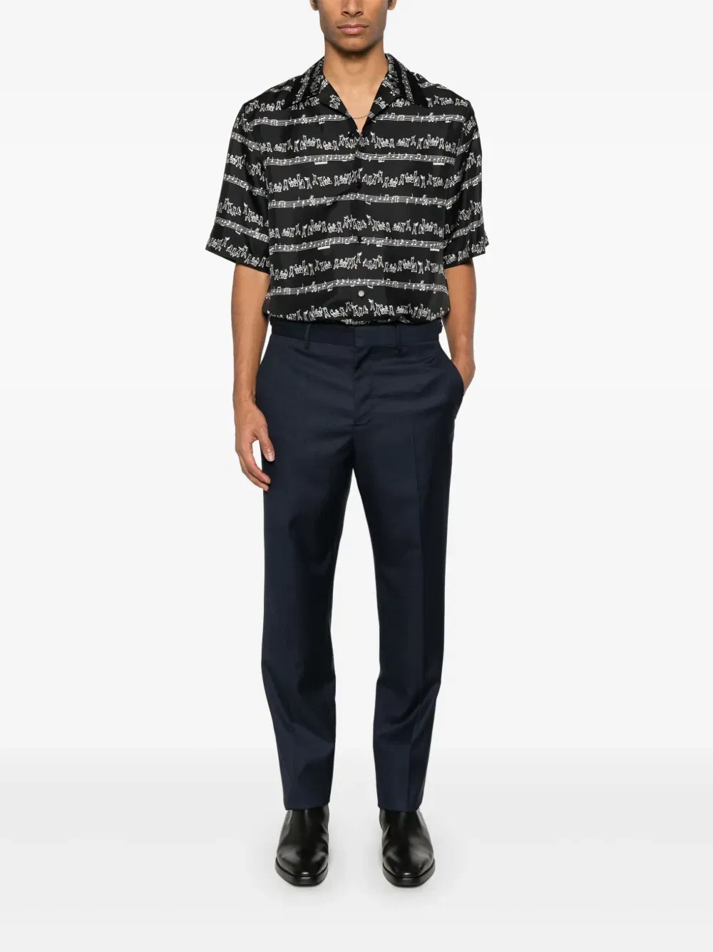 wool formal trousers