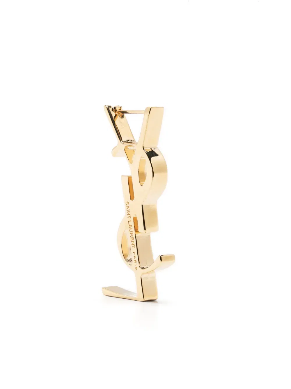 monogram-lettering earring