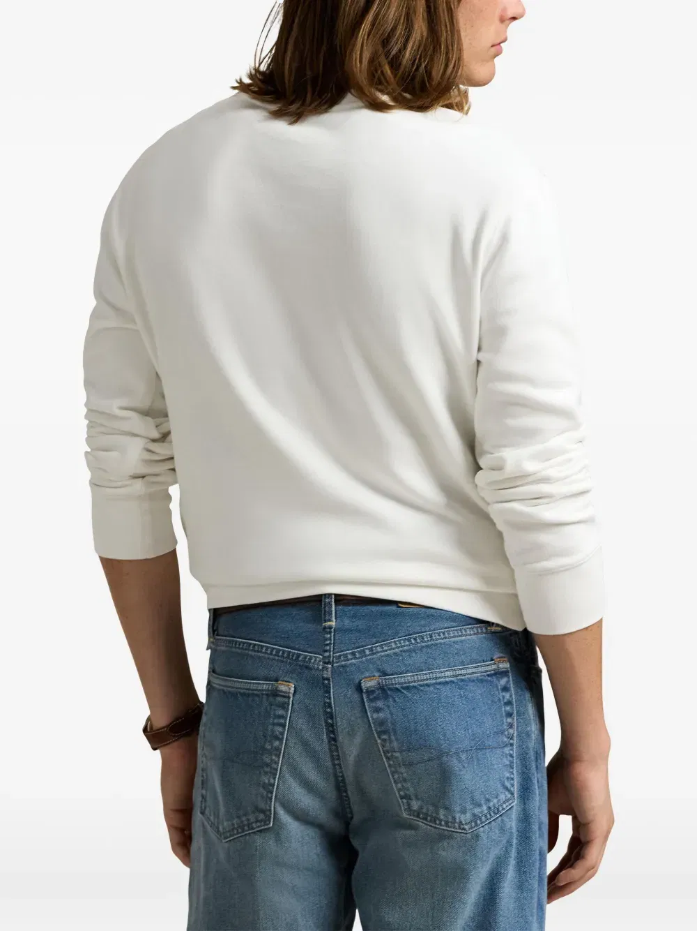 bear-motif sweatshirt
