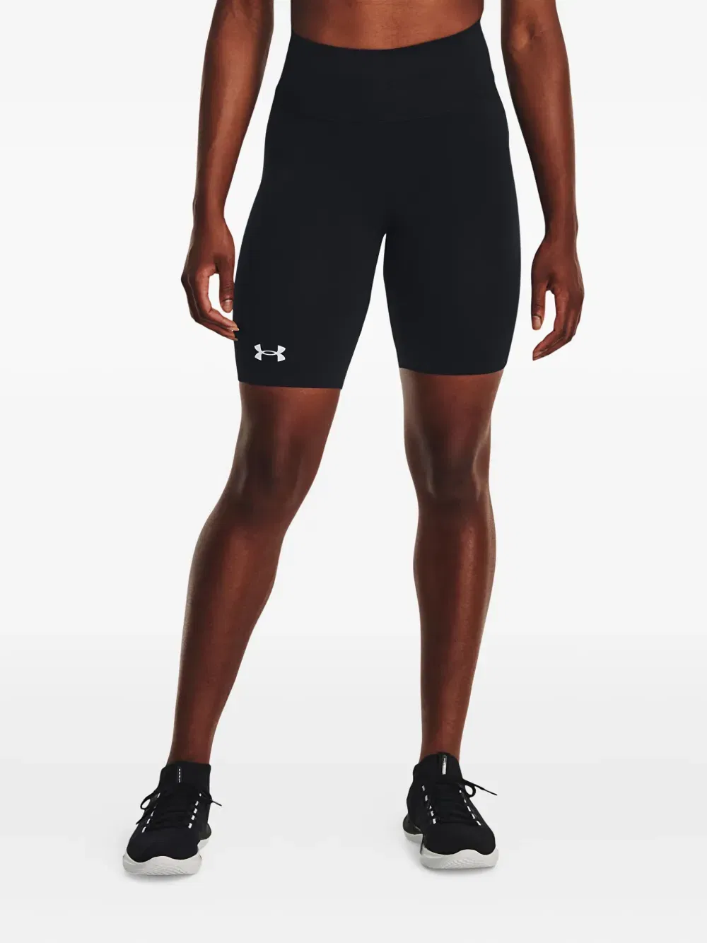 elasticated-waistband logo shorts