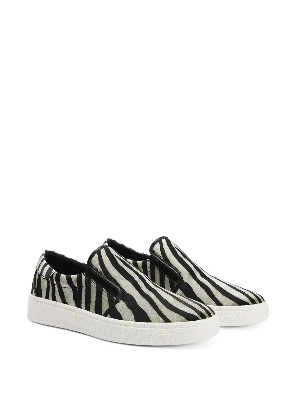 GZ94 zebra-print slip-on sneakers