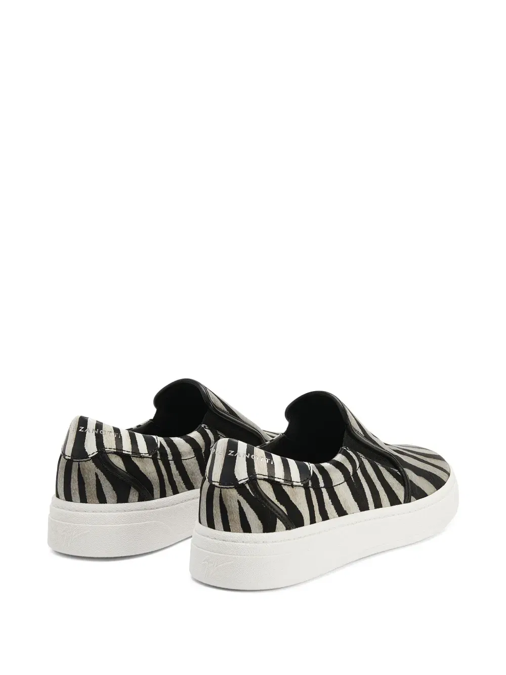 GZ94 zebra-print slip-on sneakers