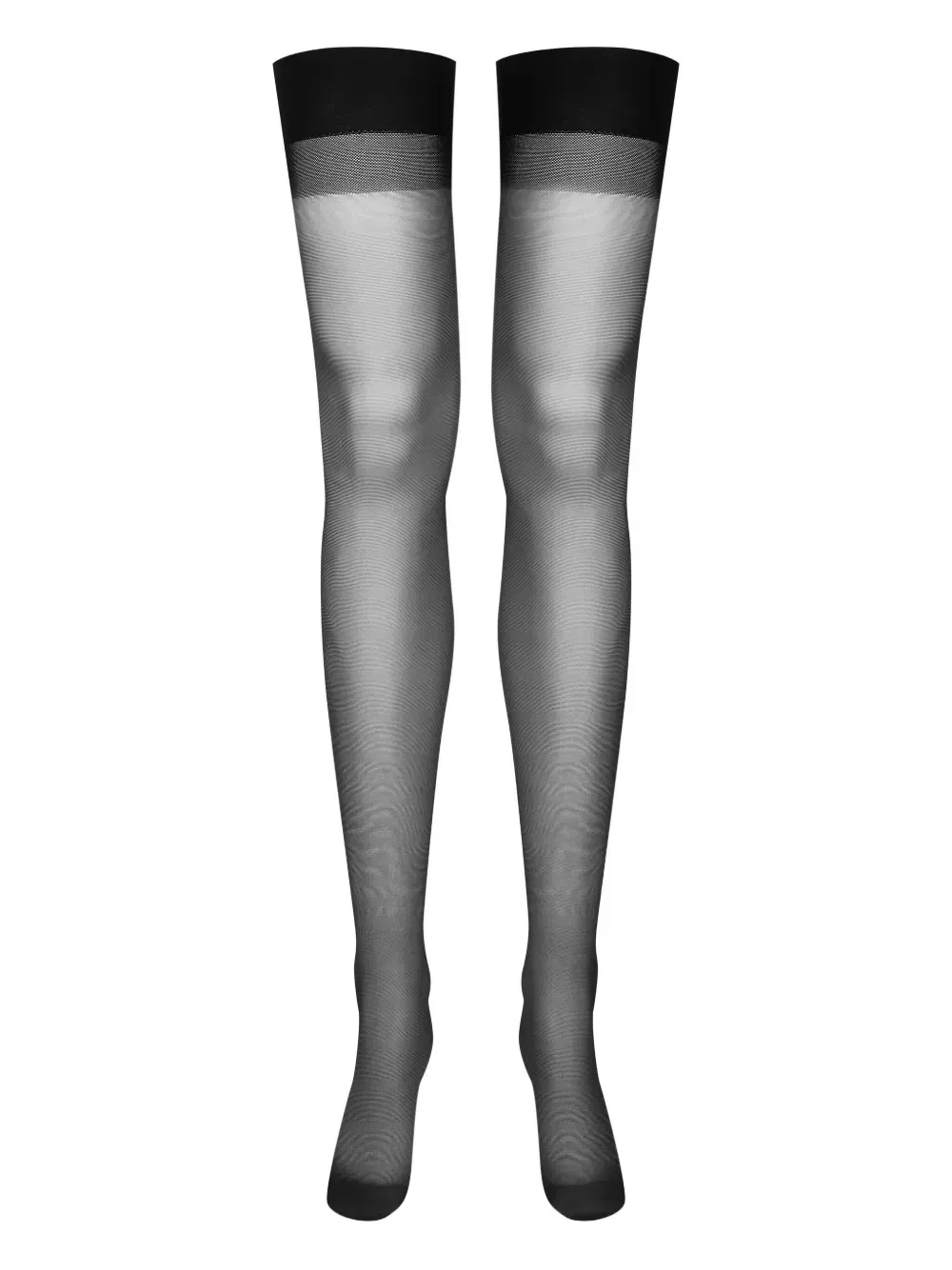 knee-length sheer stockings