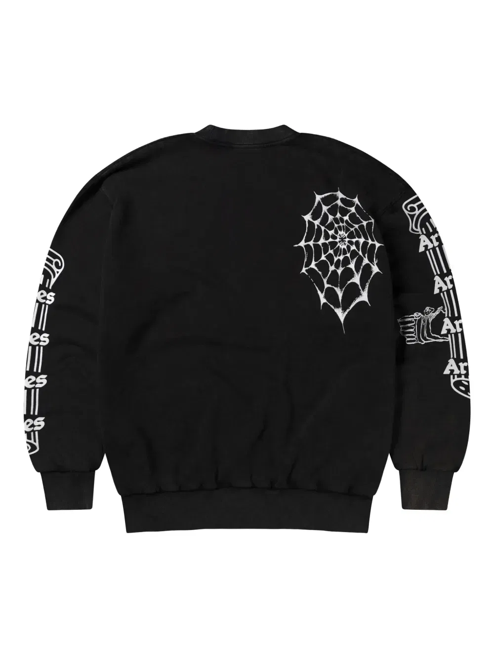 spider-web sweatshirt
